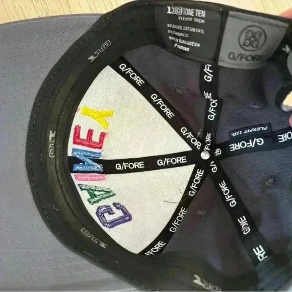 G/Fore Gainey Gals Golf Hat Grey Adjustable - Picture 3 of 3